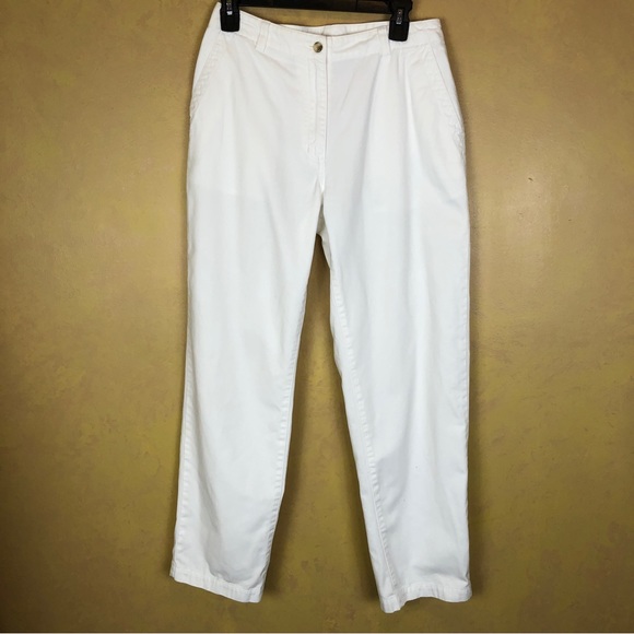 Woman’s white pants, size 8 regular - Picture 2 of 9